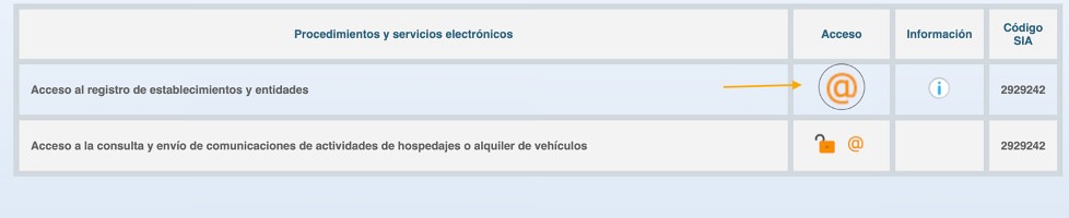 Acceso a SES.HOSPEDAJES
