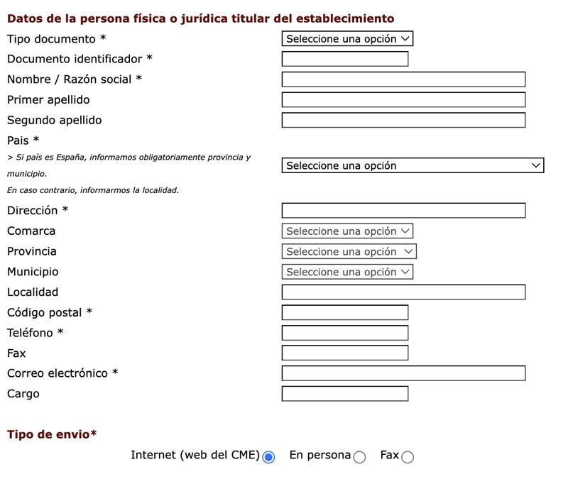 Datos persona física propiedad Mossos