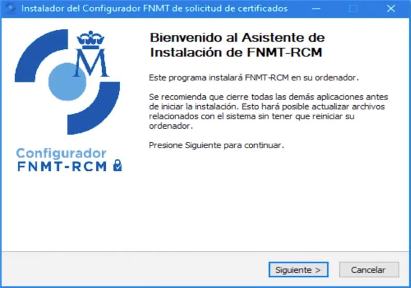 Descargar e instalar el certificado digital 6 instalación programa firma