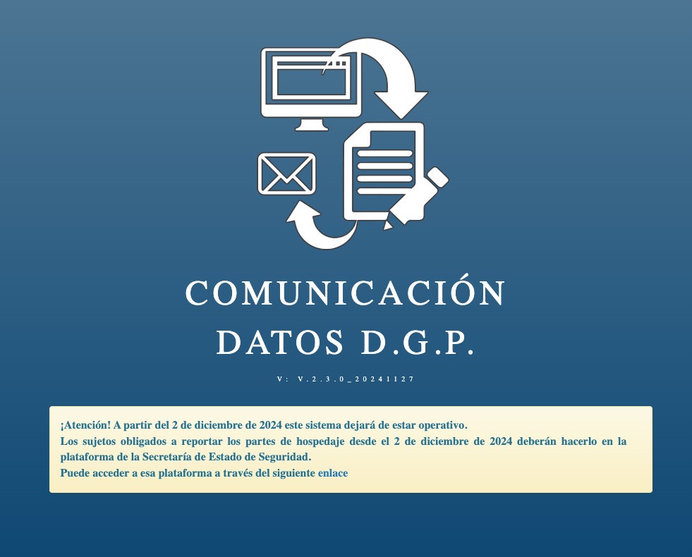 Cómo hacer el Registro de Viajeros en hospederías de la Policía Nacional: WEBPOL 1 Transición de webpol a ses hospedajes